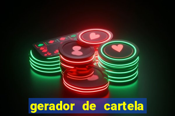 gerador de cartela de bingo